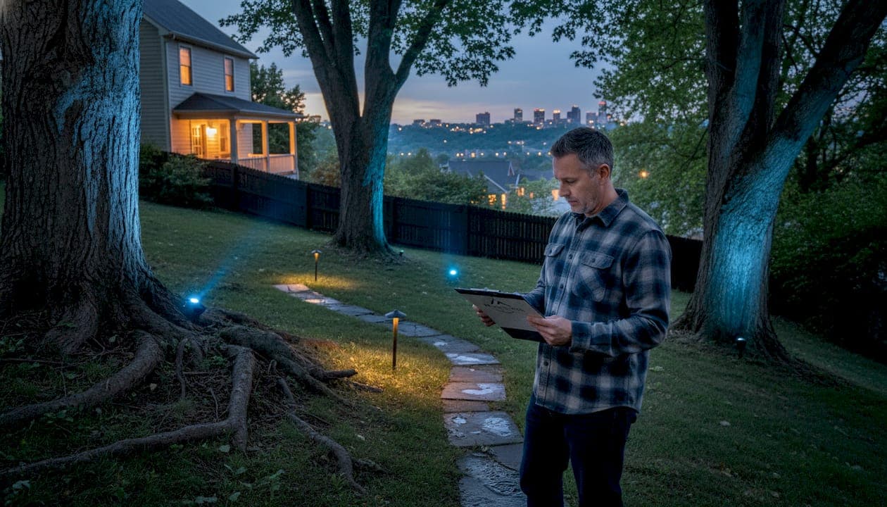 How to create a custom outdoor lighting layout in Pittsburgh