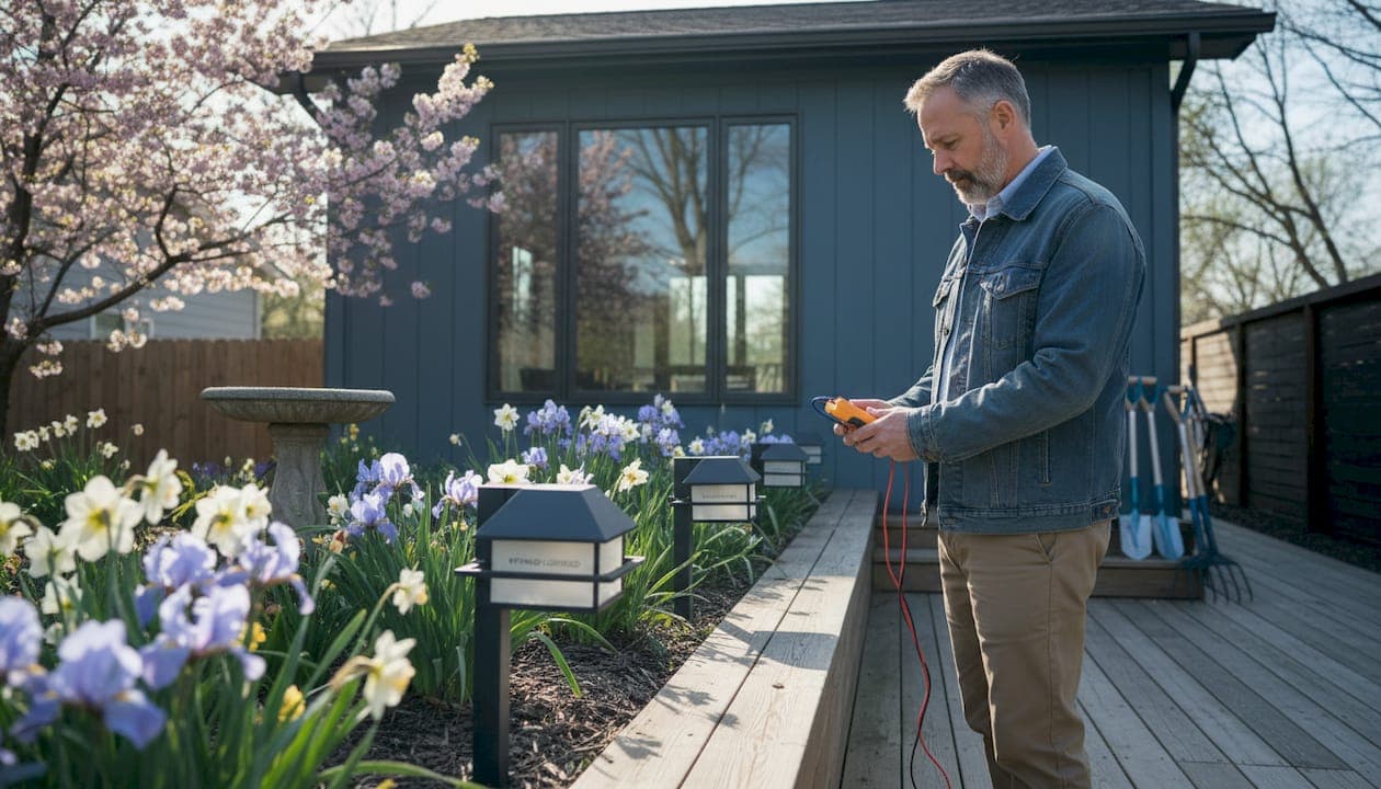 Fix outdoor lighting issues in Pittsburgh step by step